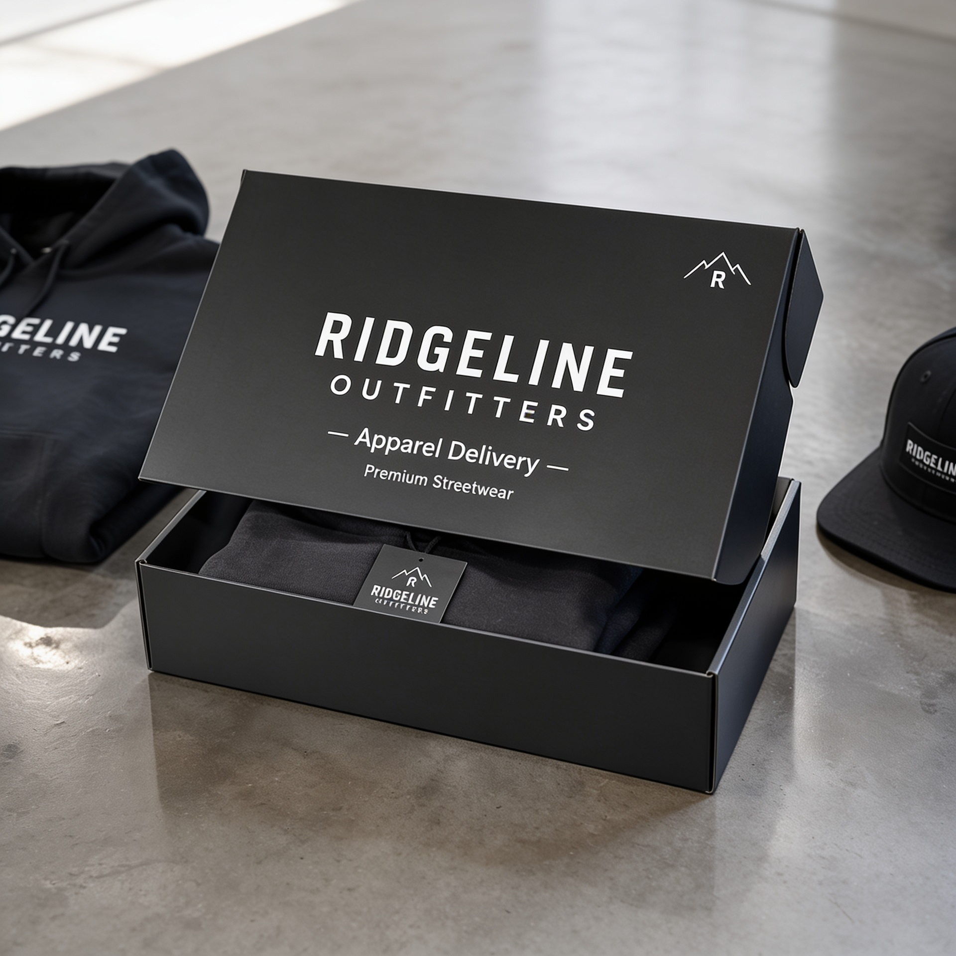 Rollover hinged lid mailer box — view 2