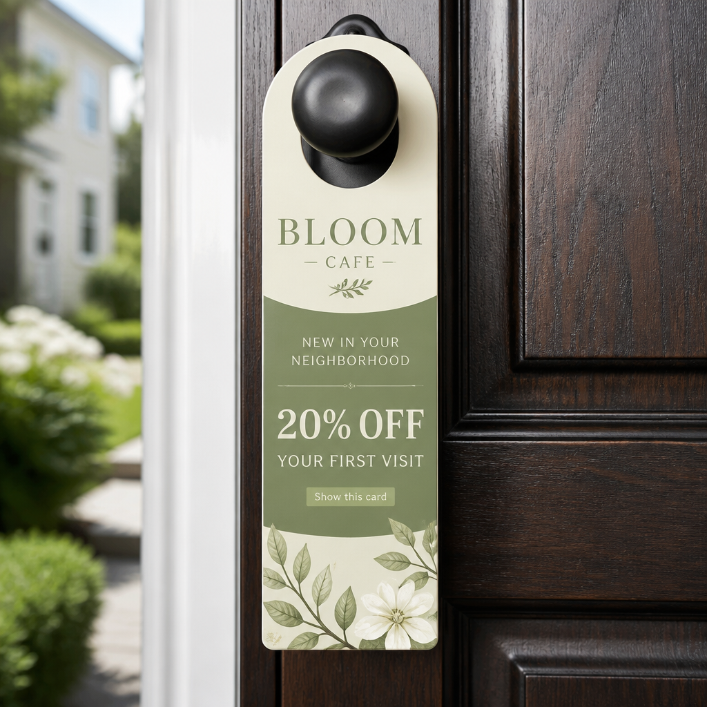 Door Hangers — custom printed