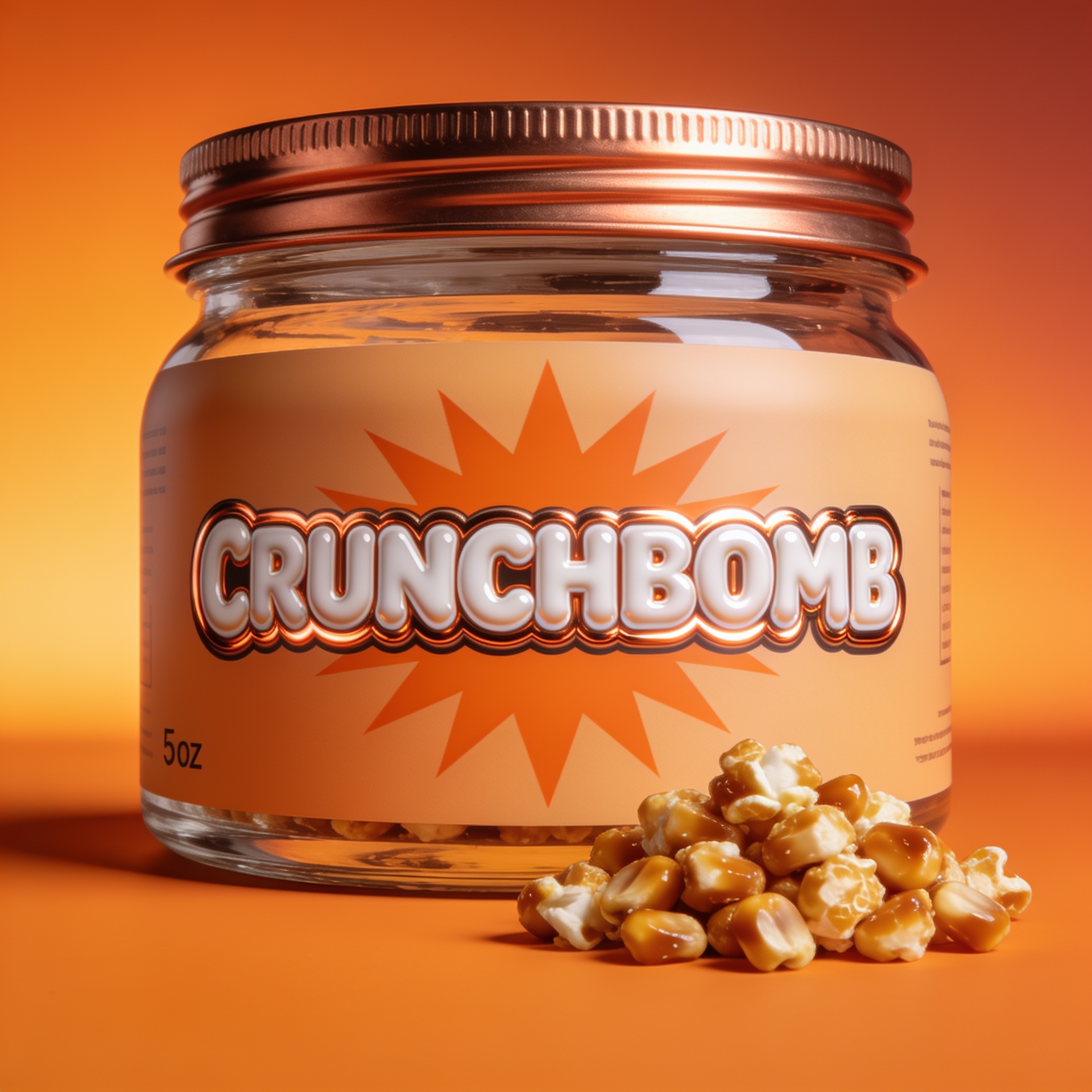 Large Jar + Label Combo — custom printed