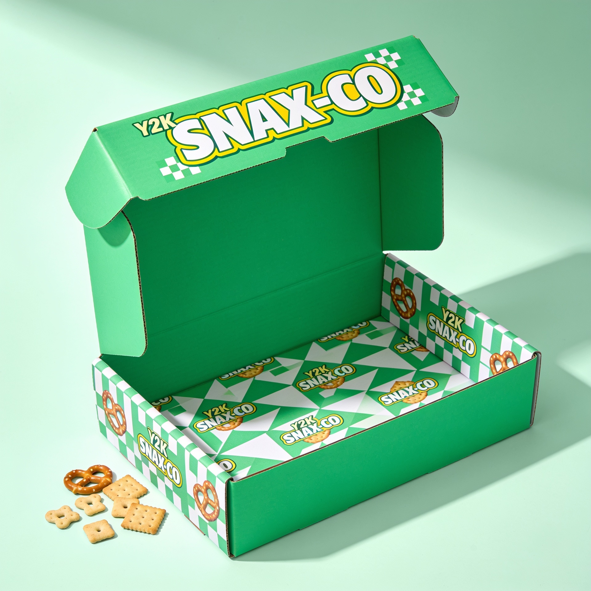 Tuck end mailer box packaging — custom printed