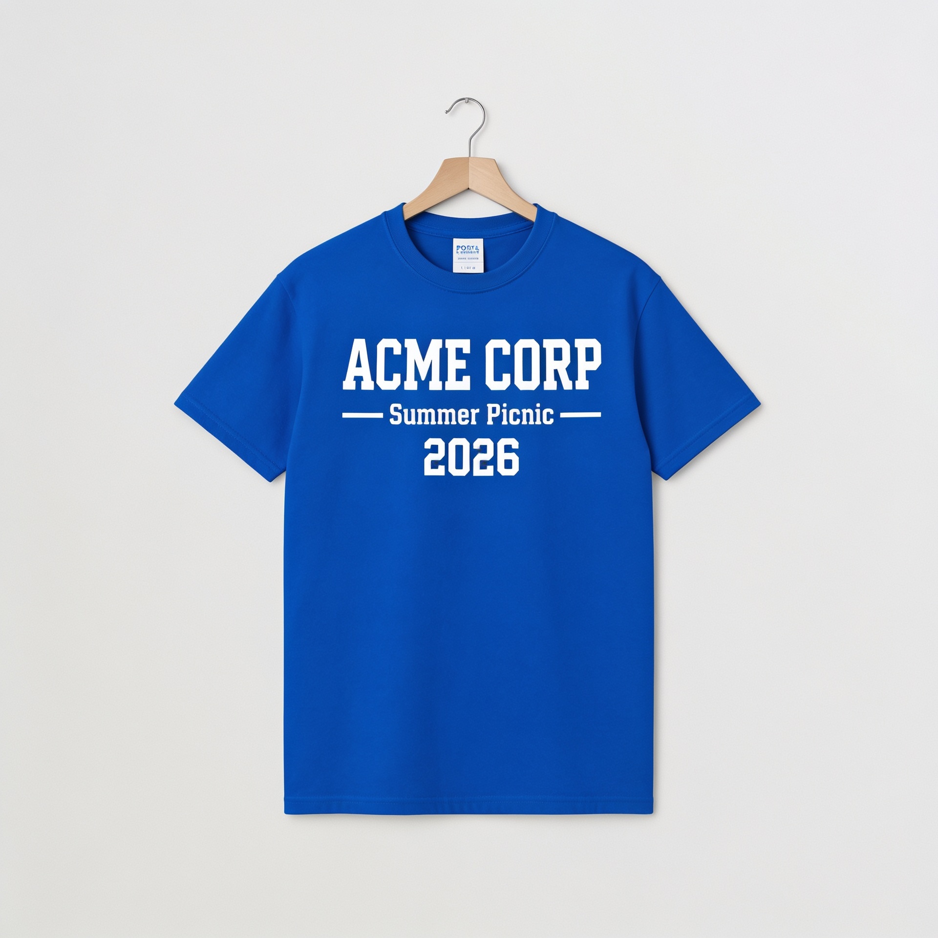 Promo Heavy Tee — custom printed