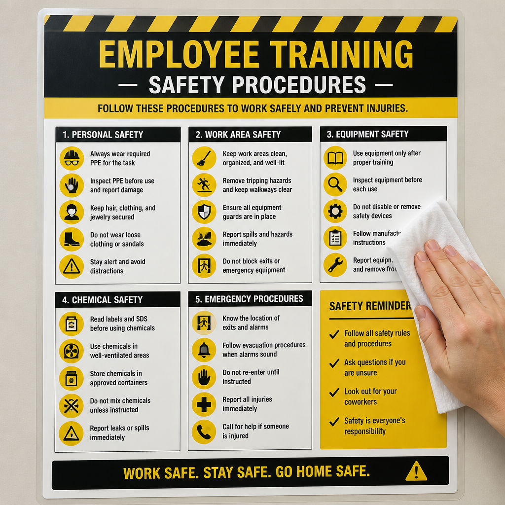 Laminated Posters — custom printed