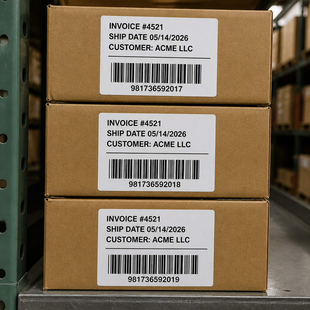 Variable Data Labels — custom printed