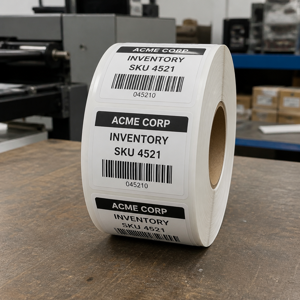 Roll Labels — custom printed
