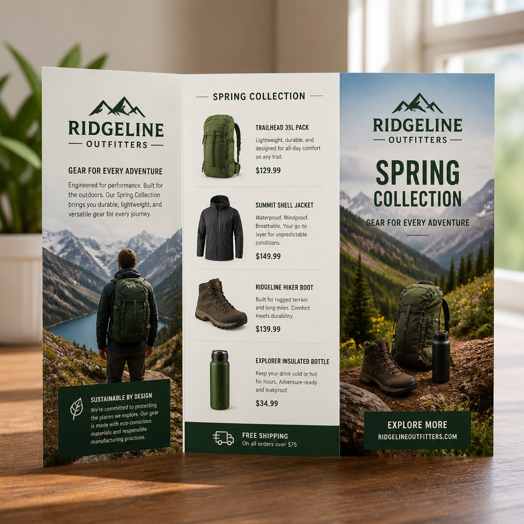 Brochures — custom printed