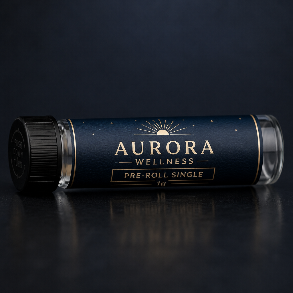 Glass / Plastic Tube + Label Combo — custom printed