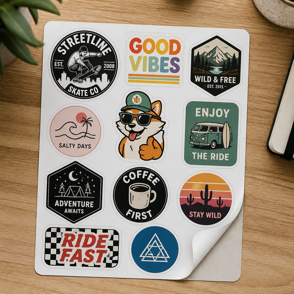 Sticker Sheets — custom printed