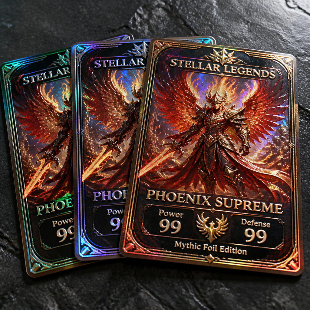 Premium Trading Cards — custom printed