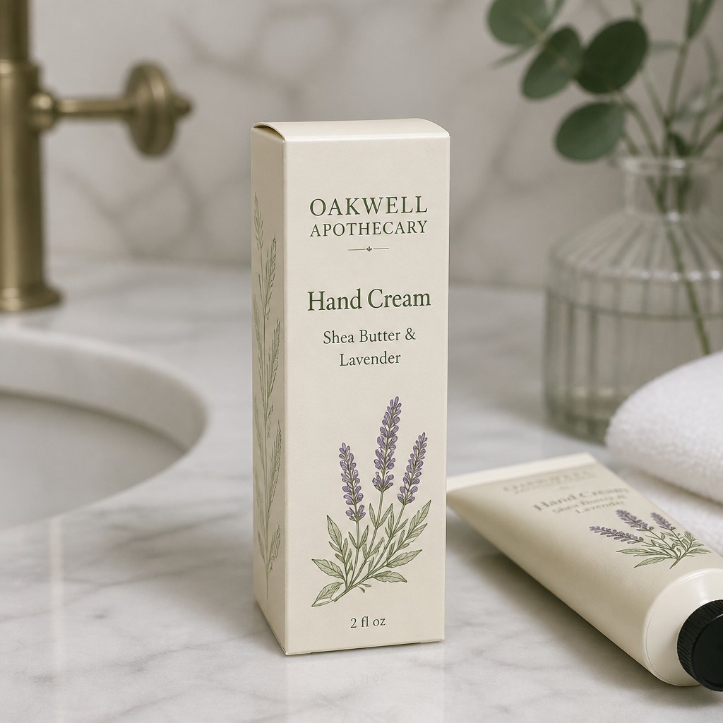 Hand Cream Box — custom printed