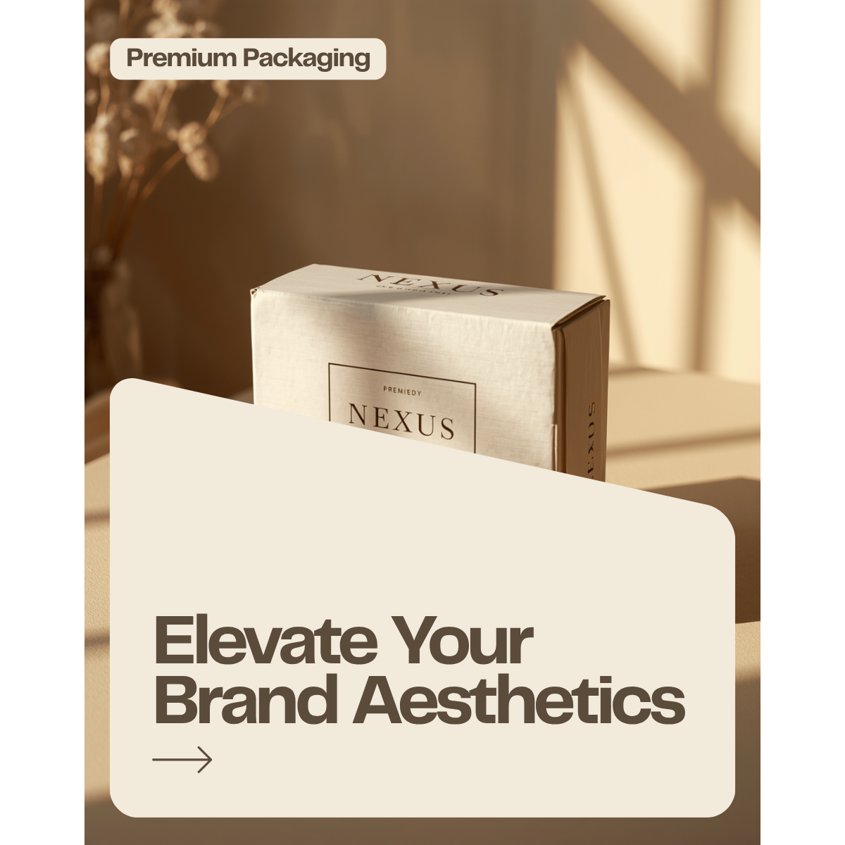 Tuck end mailer box packaging — custom printed