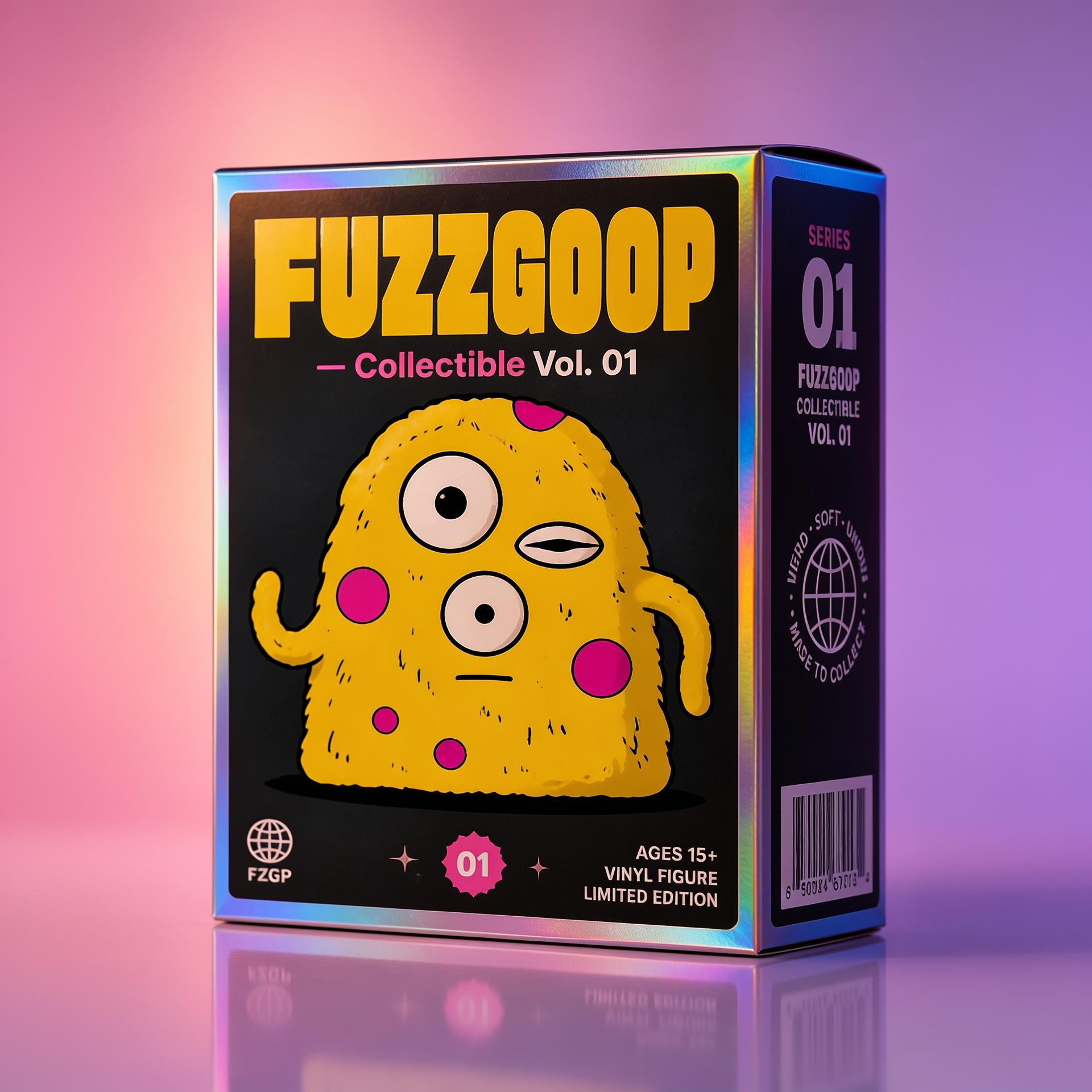 Designer Toy & Collectible Box — custom printed