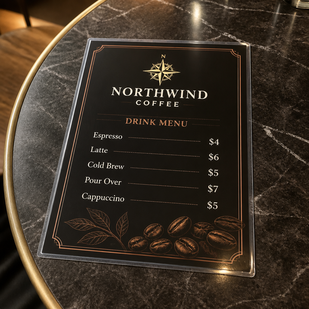 Menus — view 2