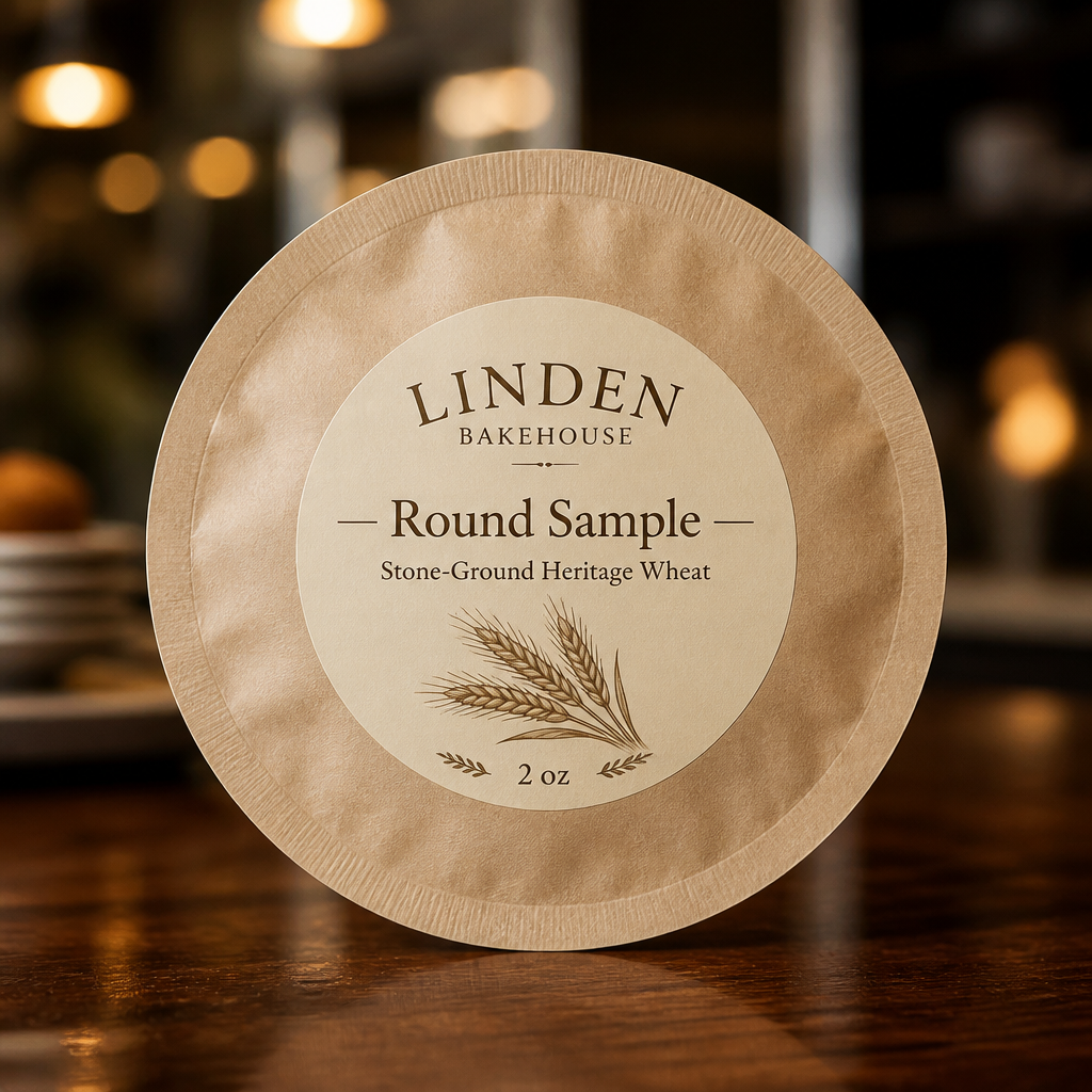 5 inch Laser Round Bag + Label Combo — view 3