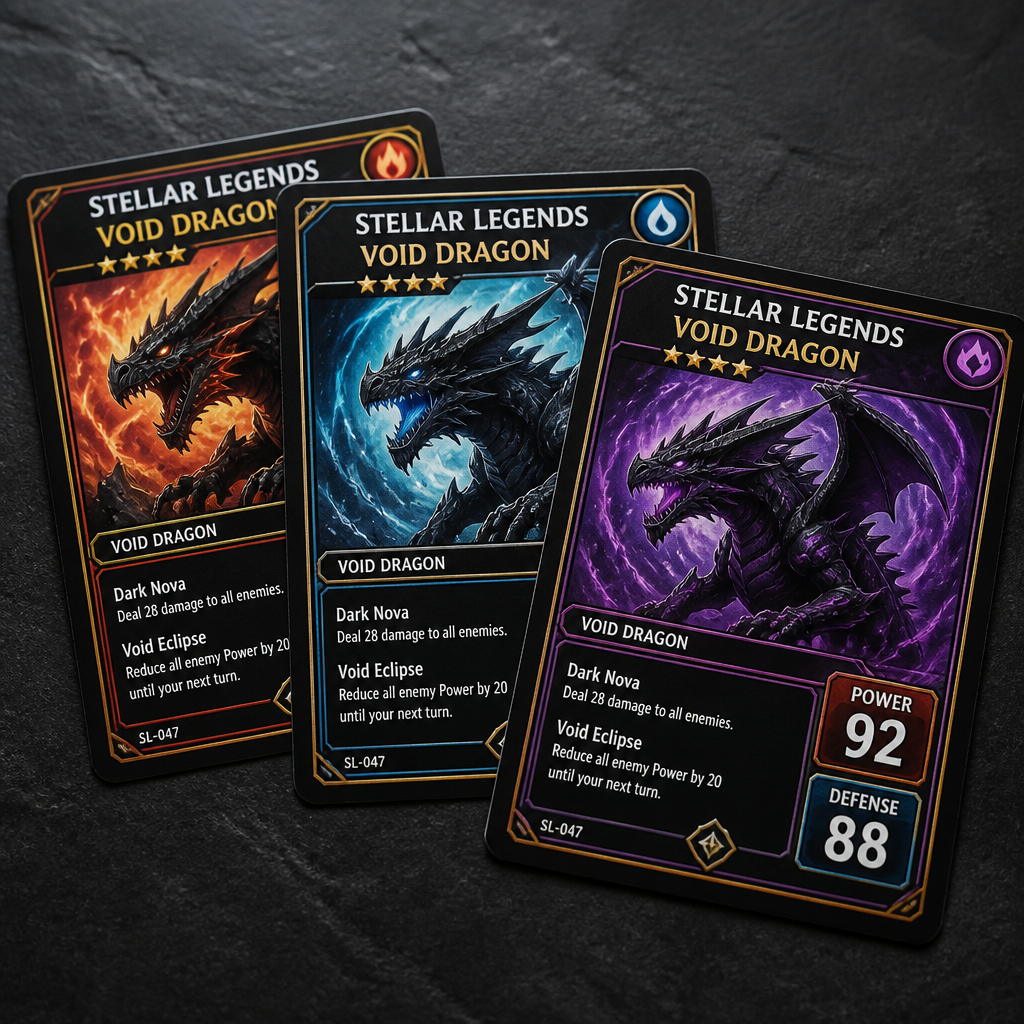 Standard Trading Cards — custom printed