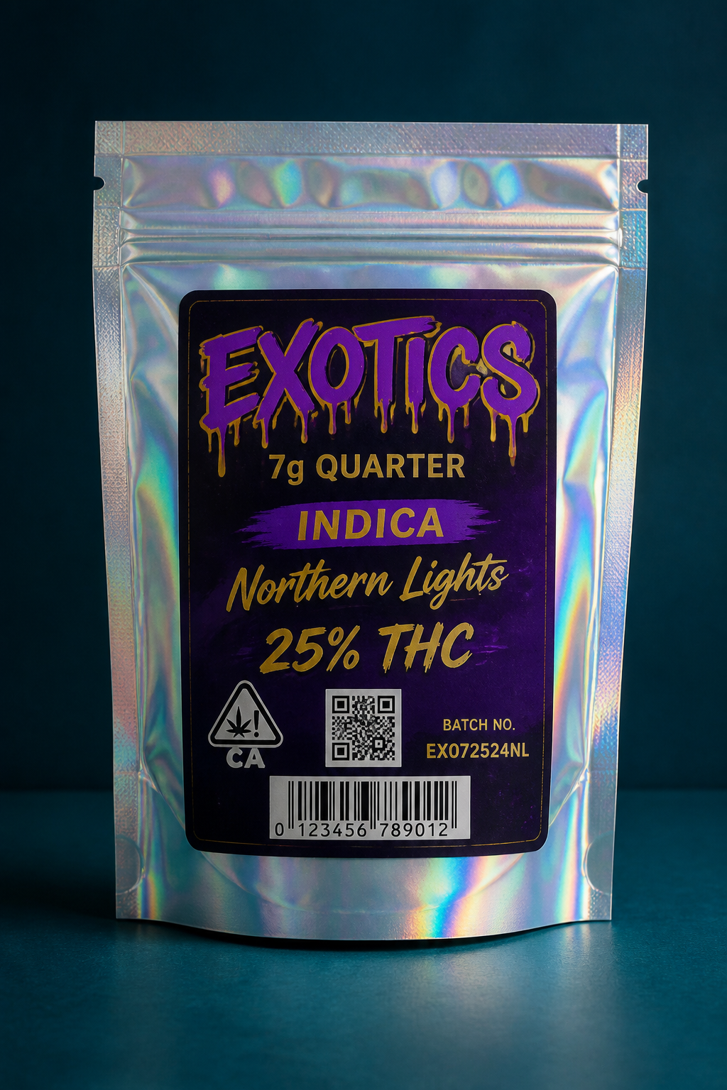 7 Gram Bag + Label Combo — view 2