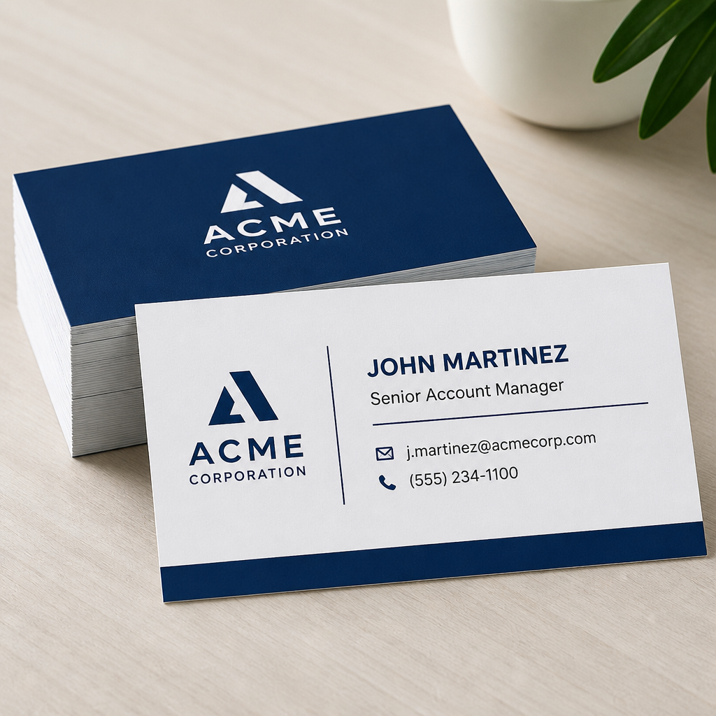 Business Cards — custom printed