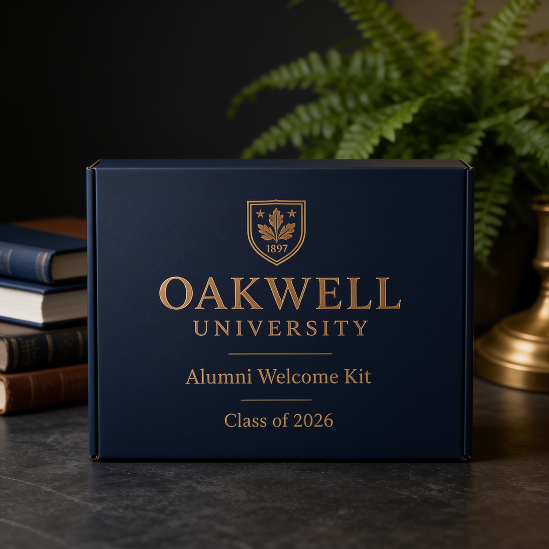 Rollover hinged lid mailer box — custom printed