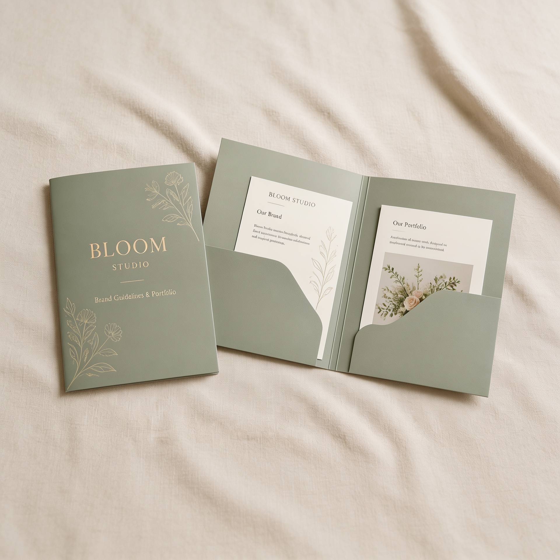 Presentation Folder with Double Pockets — view 2