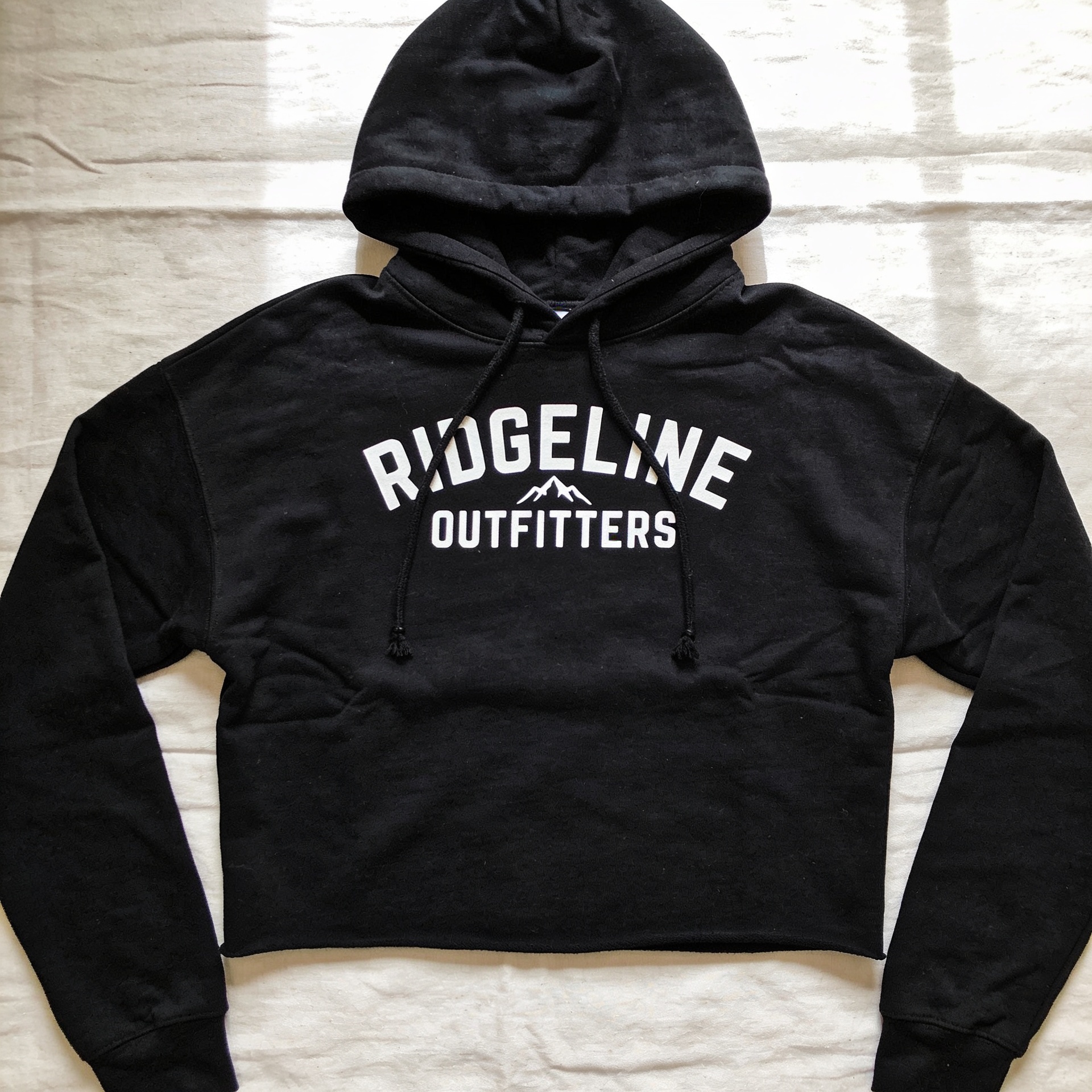 Crop Hoodie — custom printed