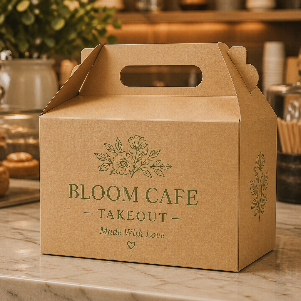 Carry Handle Tuck Top Box — custom printed